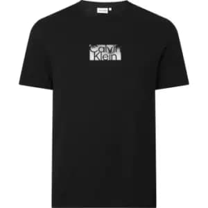 Calvin Klein Cloud Logo T-Shirt - Black