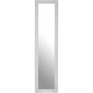 Elizabeth White Wood Floor Standing Mirror - Premier Housewares