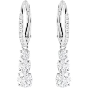 Swarovski Attract Trilogy Round Pierced Earrings