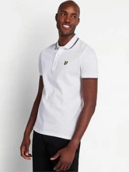 Lyle & Scott Tipped Polo Shirt - White