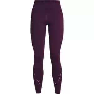 Under Armour Armour Rush Scallop Leggings Womens - Purple