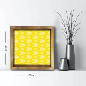 3030AHS-069 Multicolor Decorative Framed MDF Painting