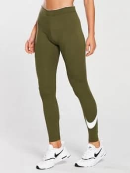 Nike Sportswear Club Legging Olive Olive Size M Women