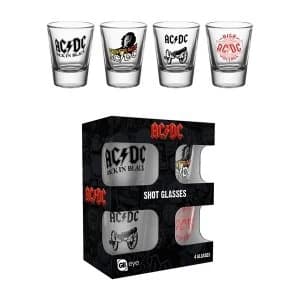 AC/DC Mix Shot Glasses