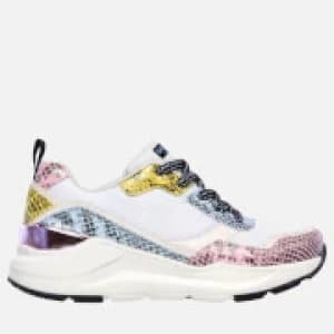 Skechers Womens Rovina Jungle Vibes - White/Multi - UK 5