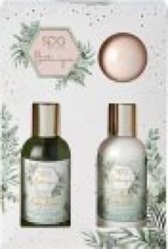 Style & Grace Mini Treats Gift Set Eco Packaging 100ml Body Wash + 100ml Body Lotion + 55g Bath Fizzer
