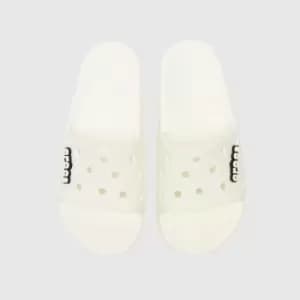 Crocs White Classic Slide Sandals