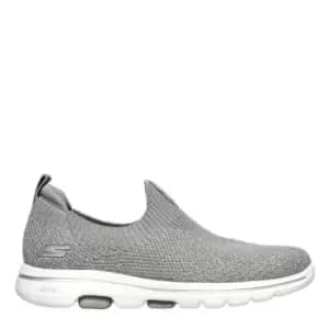 Skechers GO Walk 5 Slip On Ladies Trainers - Silver
