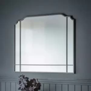 Gallery Wardour Overmantel Mirror, Silver