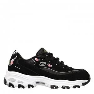 Skechers Lifestyle DLite Blossom Trainers - Black