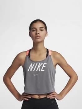 Nike Training Elastika Tank Top Grey Size L Women