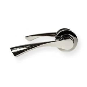 LocksOnline Twirl Lever Door Handle on Round Rosette