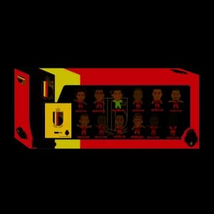 Soccerstarz Belgium 12 Figure Pack Euro 2020