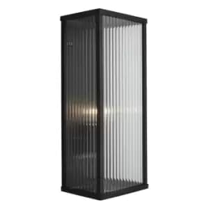 Zinc MEMPHIS Outdoor Wall Lantern Black