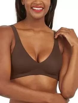 Spanx Non Wired Control Bra, Chestnut Brown Size M Women