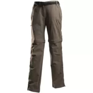 Regatta Womens Xert Stretch II Zip Off Trousers womens Trousers in Green - Sizes UK 20,UK 22,UK 24