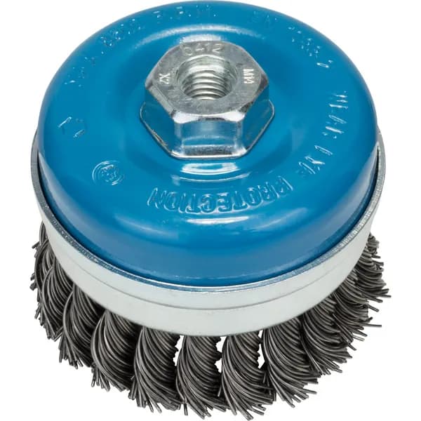 Bosch 0.8mm Knotted Steel Wire Cup Brush 1608614000 Diameter: 90mm