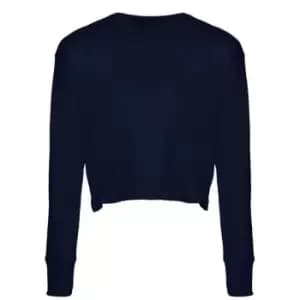 Next Level Womens/Ladies Long-Sleeved T-Shirt (L) (Midnight Navy)