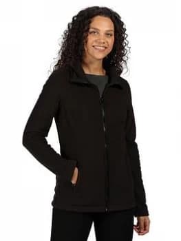 Regatta Fayona Full Zip Fleece Top - Black, Size 24, Women