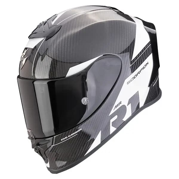 Scorpion EXO-R1 Evo Carbon Air Rally Black-White Full Face Helmet S