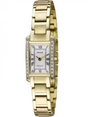 Accurist Ladies Diamond Gold Tone Bracelet Watch LB1588RN