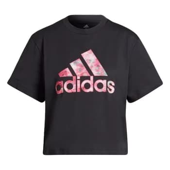 adidas x Zoe Saldana Graphic T-Shirt Womens - Black