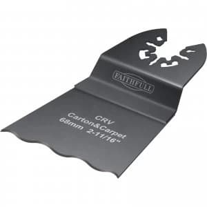 Faithfull MFSER68 Serrated Wavy Edge Plunge Saw Blade 68mm Pack of 1