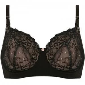 Hot Milk Temptation full cup wire free racer back - Black