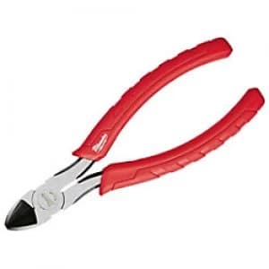 Milwaukee Diagonal Cutting Plier 48226106 20 mm Iron Carbide Silver, Red