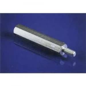 Spacer External and internal thread M3 Brass Distance 15 mm