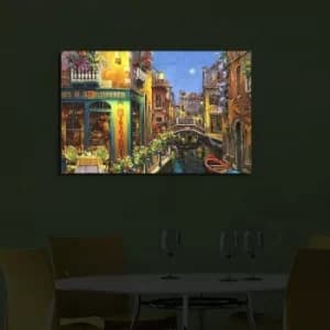 4570?ACT-42 Multicolor Decorative LED Lighted Canvas Painting