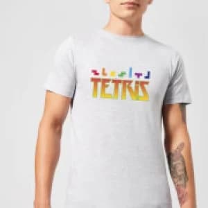 Tetris Multi Blocks Mens T-Shirt - Grey - 3XL