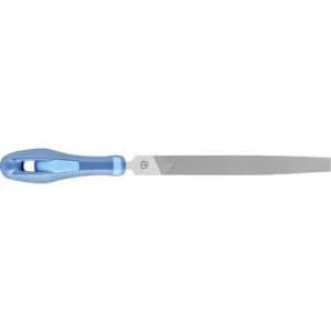 PFERD 11216158 HORSE workshop file according to DIN flat-tip cross-cut 3 150 mm incl. ergonomic file handle 150 mm