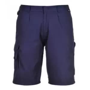Portwest Mens Combat Shorts (XL) (Navy)