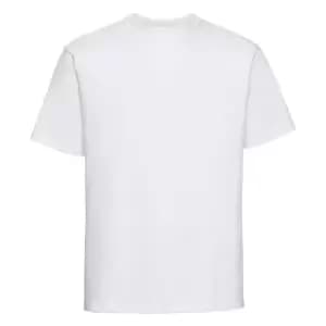 Russell Mens Heavyweight T-Shirt (L) (White)