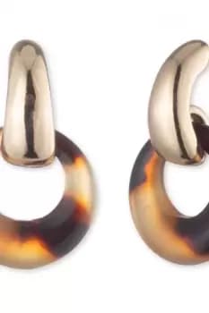 Ladies Lauren Ralph Lauren PE POST DROP-GLD/TORTOISE Earrings 14G00372