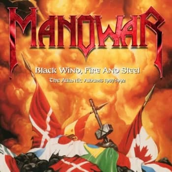Manowar Black wind, fire and steel - The Atlantic albums CD multicolor