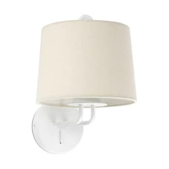 Faro MONTREAL - Wall Light with Shade White, E27