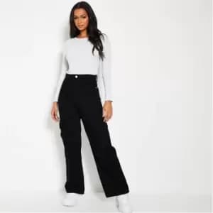 I Saw It First Pocket Cargo Jean - Black