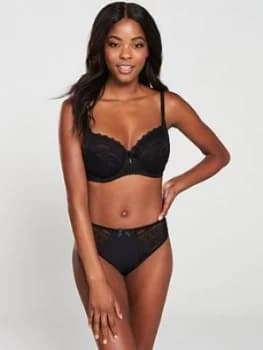 Pour Moi Remix Side Support Bra - Black
