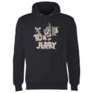 Tom & Jerry Circle Hoodie - Black