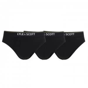 Lyle and Scott Shaw 3 Pack Briefs - Black