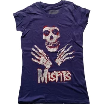 Misfits - Hands Womens Medium T-Shirt - Purple