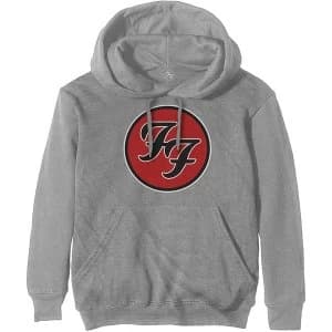 Foo Fighters - FF Logo Unisex Large Hoodie - Grey