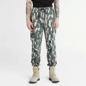 Timberland Water-resistant Ripstop Joggers For Men In Camo Camo, Size L