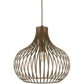Ideal Lux Onion - 1 Light Ceiling Pendant Brown