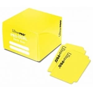 Yellow Pro Dual Deck Box 180 Cards