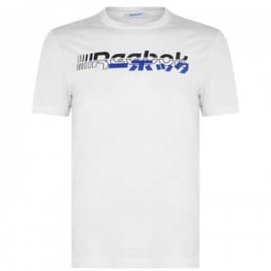 Reebok MYT Short Sleeve T Shirt Mens - White