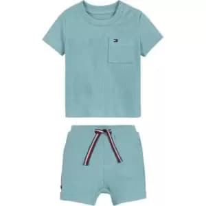 Tommy Hilfiger Baby Rib Short Set - Blue