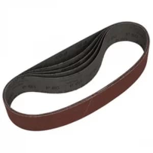 Sealey SB006 Sanding Belt 50 x 686mm 60Grit Pack of 5